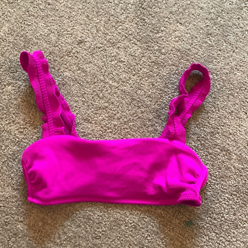 magenta bikini top
